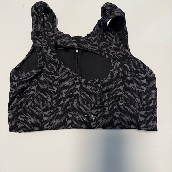 Varley Fay Bra in Dark Mono Zebra - Picture 6 of 6